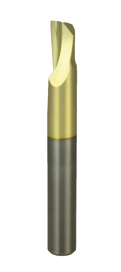 Solid Tungsten Upcut Spiral Cutter for Soft Aluminium & ACM - Single Flute - tungstenandtool