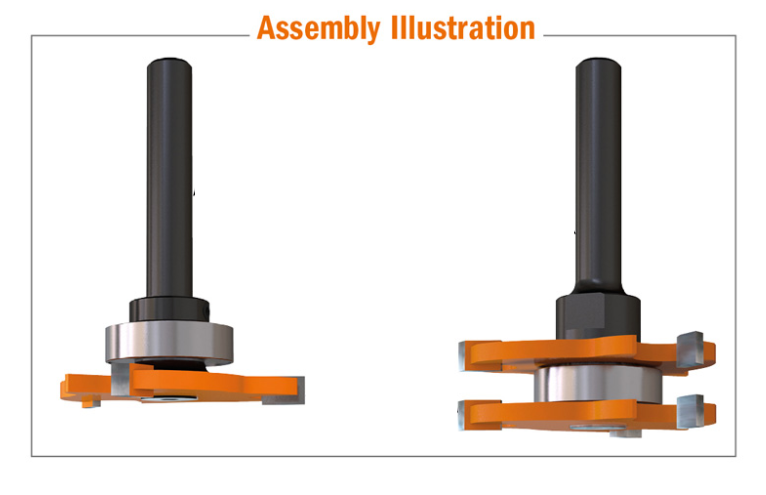 Industrial Arbors for Slot Cutters - Flush Mounted
