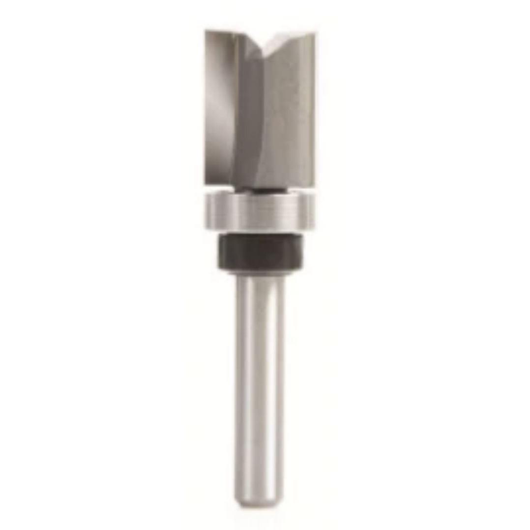 2 Flute Tungsten Tipped Inverted Flush Trim Router Bit 1/4" Shank