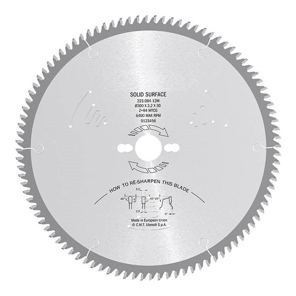 Fine Triple Chip Sawblades for Solid Surface