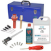 Tooling Maintenance Kit for CNC Machines. All you need for cleaning, lubricating, measuring, setting up, tightening and replacing tools in one handy toolbox. 