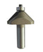 Tungsten Tipped Chamfering Router Bit - 2 Flute - 1/4" Shank - tungstenandtool