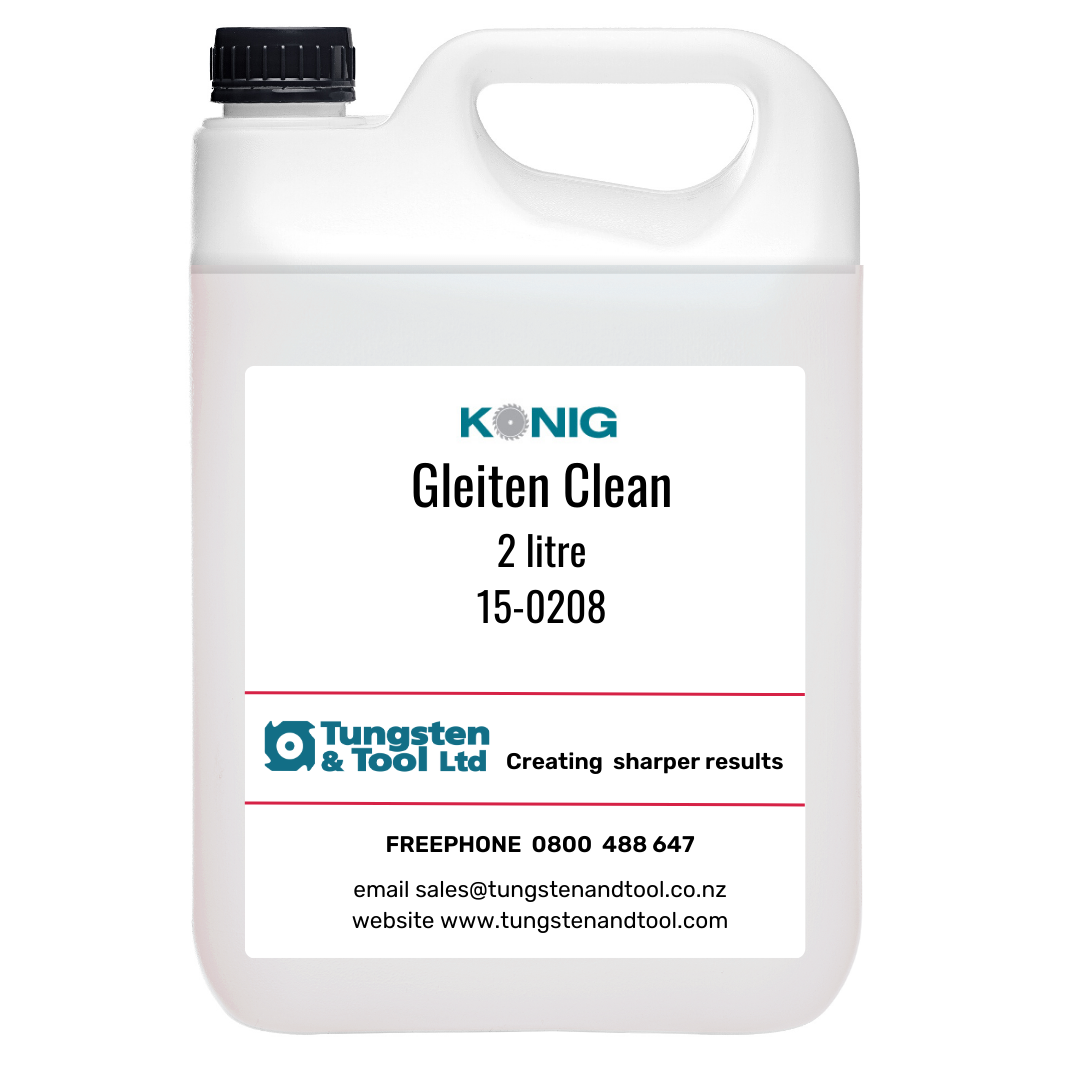 This is a unique product!! It’s manufactured for Tungsten & Tool in Germany specifically for cleaning cutting tools of resin build up. Just immerse the tool for a few hours or overnight and just wipe off the dissolved resin with a soft cloth. It also leaves a slippery surface on the tool helping to keep it clean. Excellent on Tungsten Carbide tooling, brilliant on Diamond PCD. It is totally non-toxic, non-volatile, non-allergenic and non-inflammable.