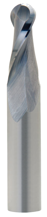Solid Tungsten Spiral Upcut Ballnose Cutter - 2 Flute - tungstenandtool