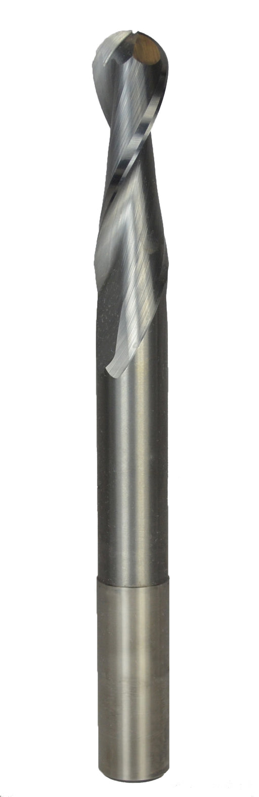 Solid Tungsten Spiral Upcut Ballnose Cutter - 2 Flute - Metric Range - Long Series - tungstenandtool