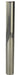 Solid Tungsten V Flute Straight Cutter - 2 Flute - Imperial Range - tungstenandtool