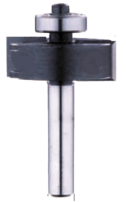 Tungsten Tipped Rebating Router Bit - 2 Flute - 1/4