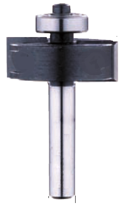 Tungsten Tipped Rebating Router Bit - 2 Flute - 1/2" Shank - tungstenandtool