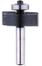 Tungsten Tipped Rebating Router Bit - 2 Flute - 1/4" Shank - tungstenandtool