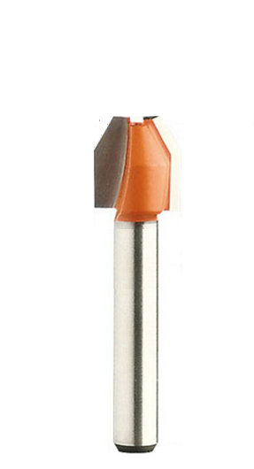 Tungsten Tipped Combination Laminate Trimmer Router Bit - 2 Flute - 1/4" Shank - tungstenandtool