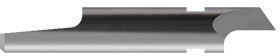 Drag Blade Round-stock Max Cutting depth 1mm 1.43 x TM